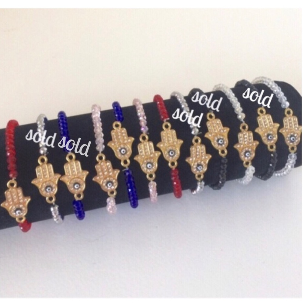 NEW Hamsa Evil Eye Bracelet
